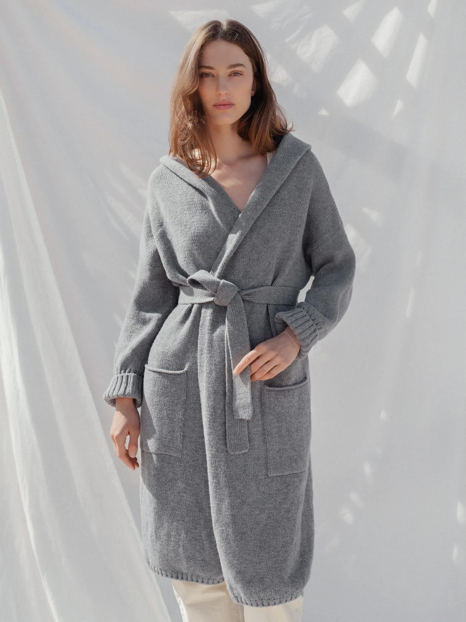STRICKJACKE IEVA AUS KASCHMIR UND MERINOWOLLE