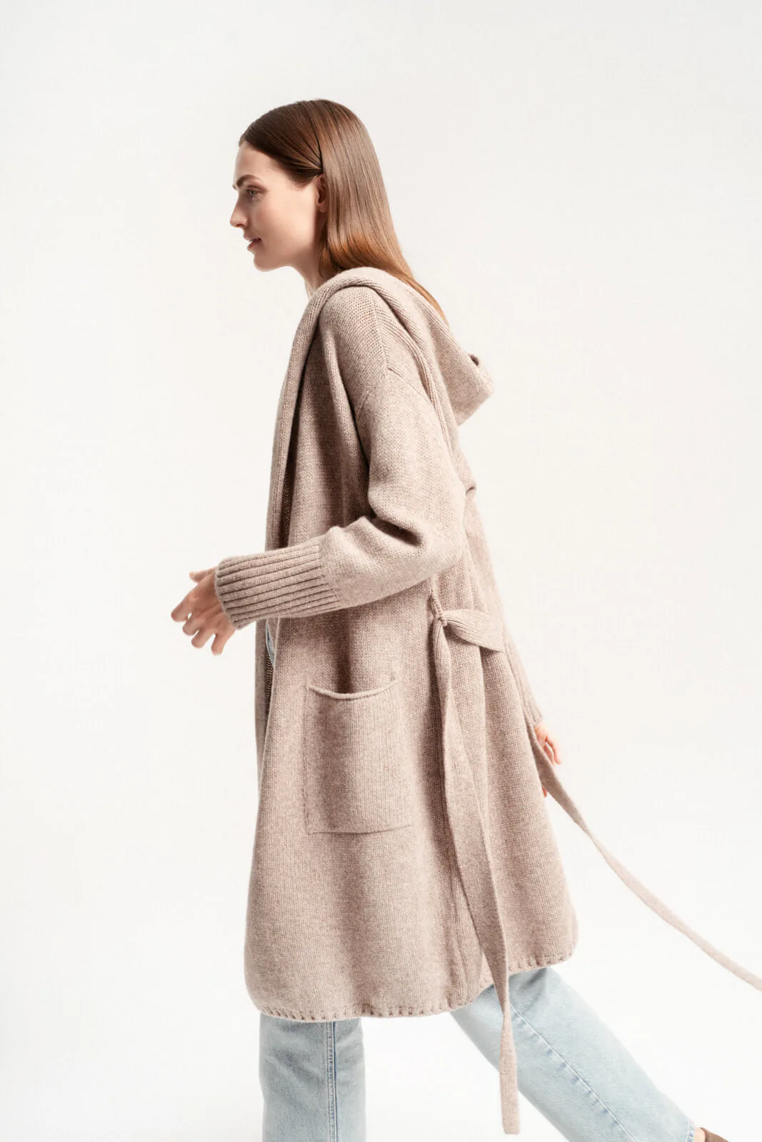 STRICKJACKE IEVA AUS KASCHMIR UND MERINOWOLLE