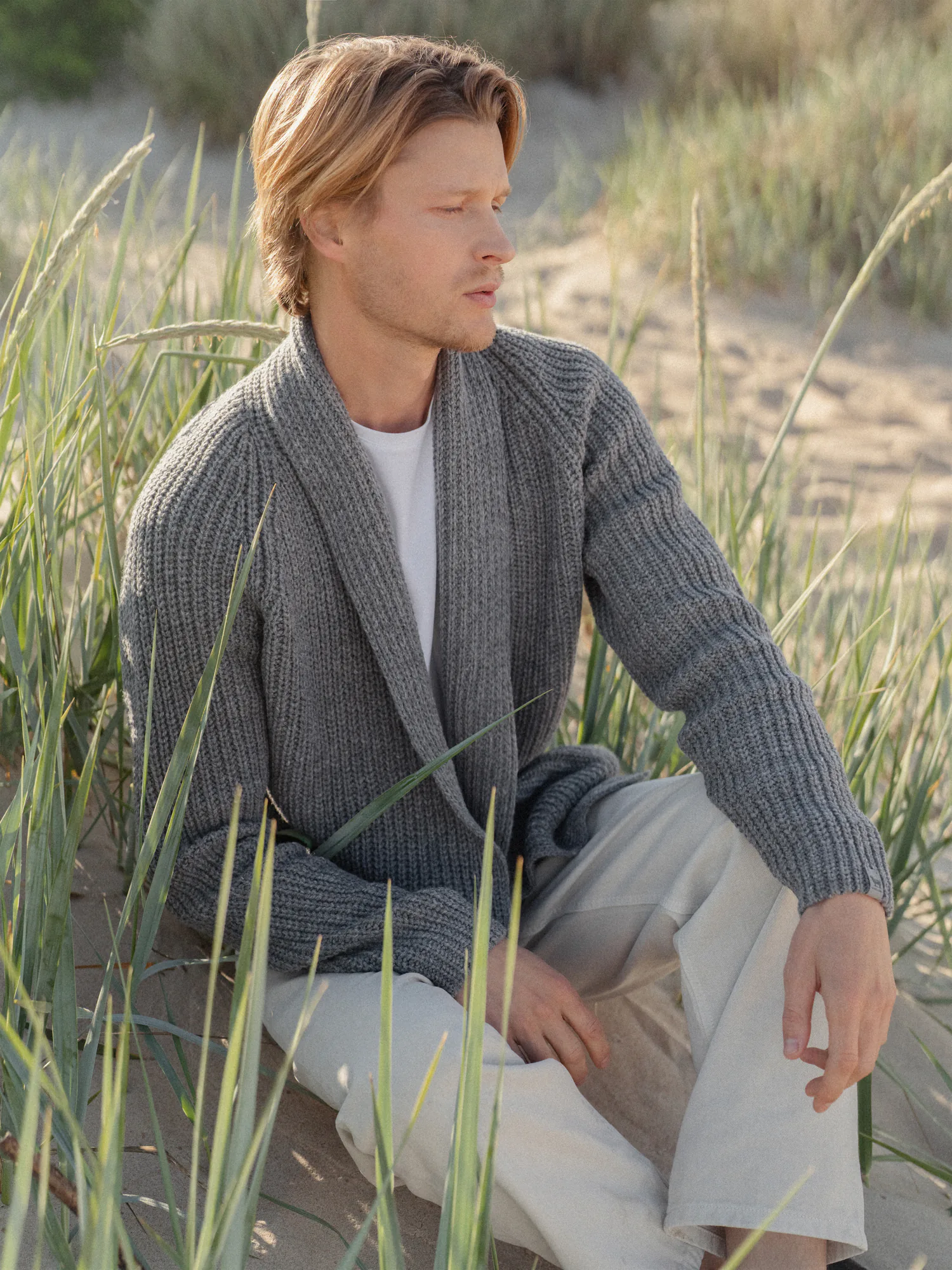 STRICKJACKE BENJAMIN AUS MERINOWOLLE