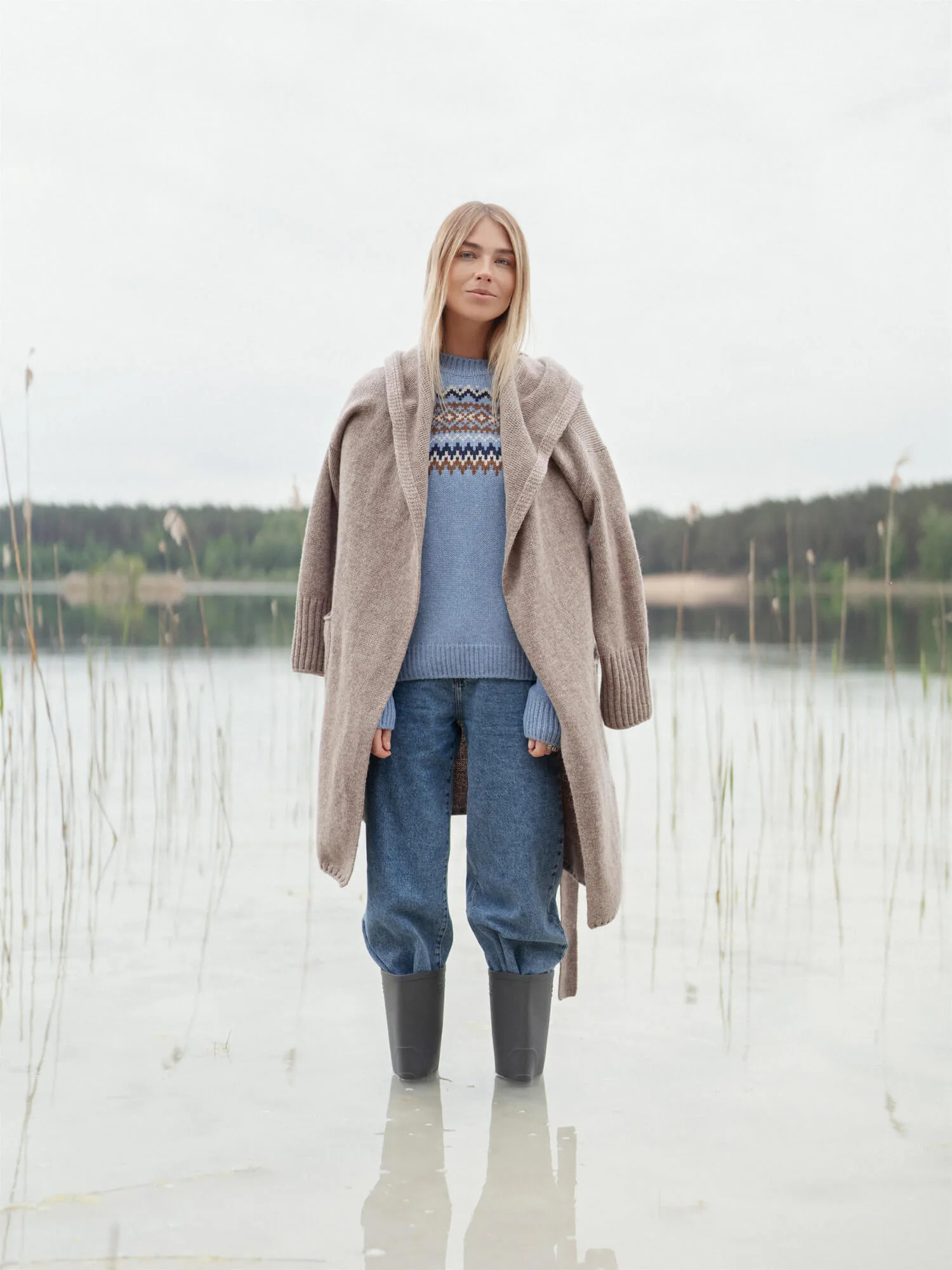 CASHMERE & MERINO WOOL SWEATER JURGA
