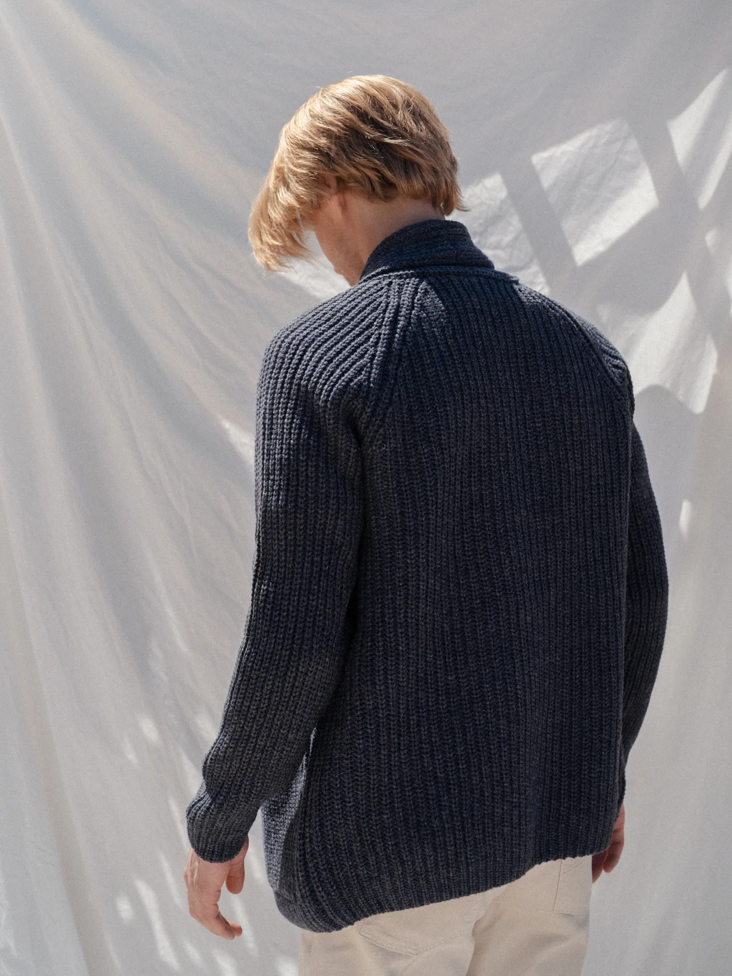 STRICKJACKE BENJAMIN AUS MERINOWOLLE