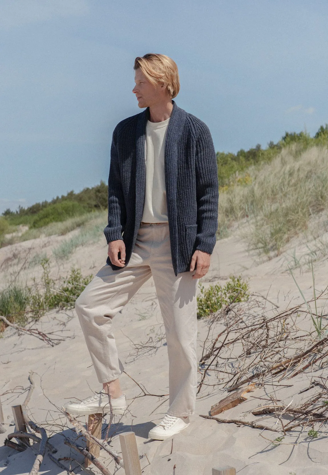 STRICKJACKE BENJAMIN AUS MERINOWOLLE