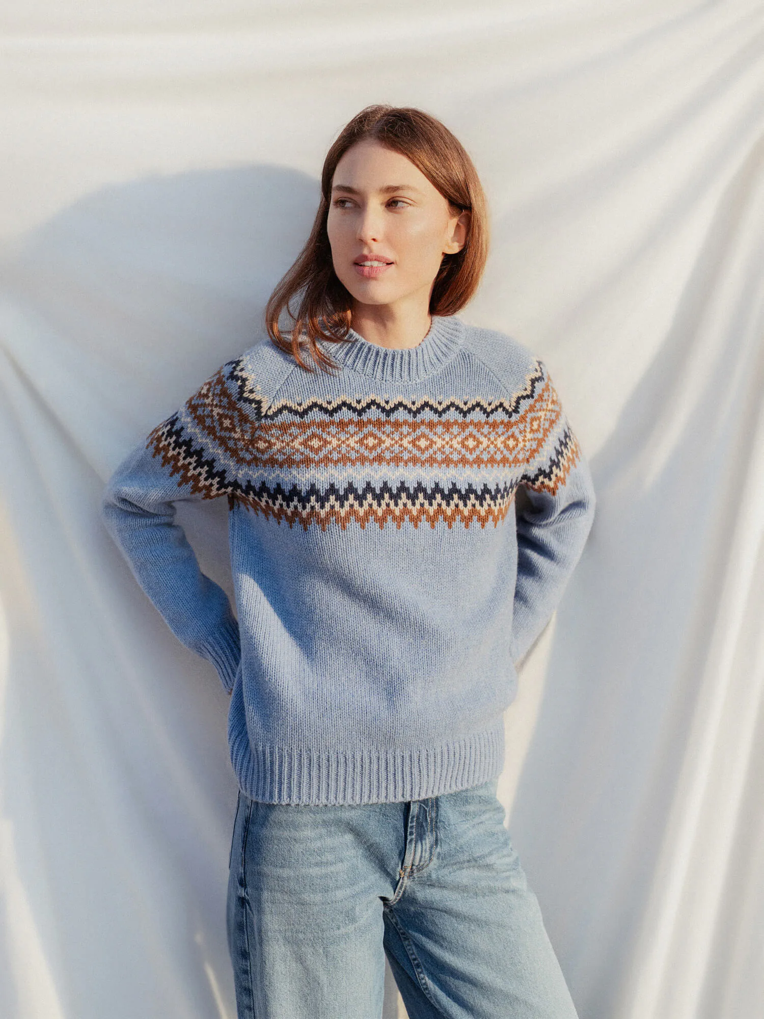 CASHMERE & MERINO WOOL SWEATER JURGA