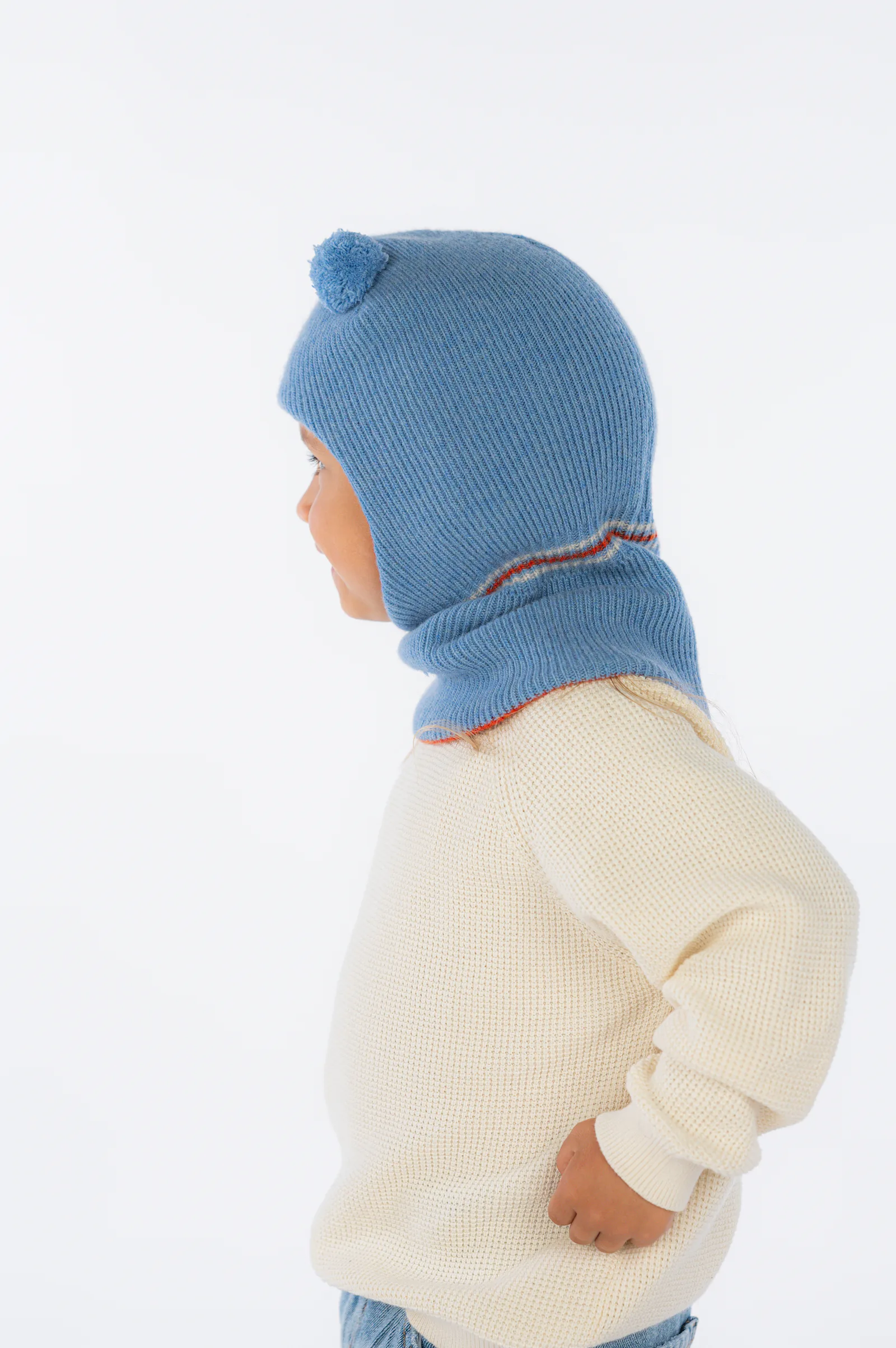 KINDER-BALACLAVA MILA AUS KASCHMIR UND MERINOWOLLE