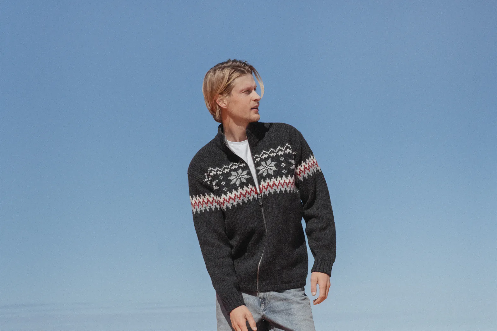 SKANDINAVISCHER PULLOVER BERNARD AUS WOLLE