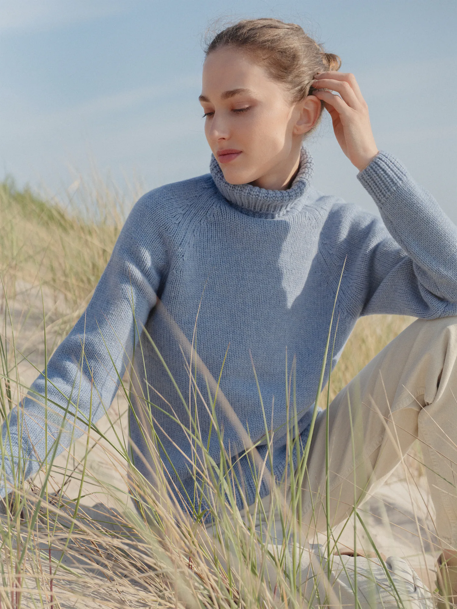 PULLOVER LOKEA AUS KASCHMIR UND MERINOWOLLE