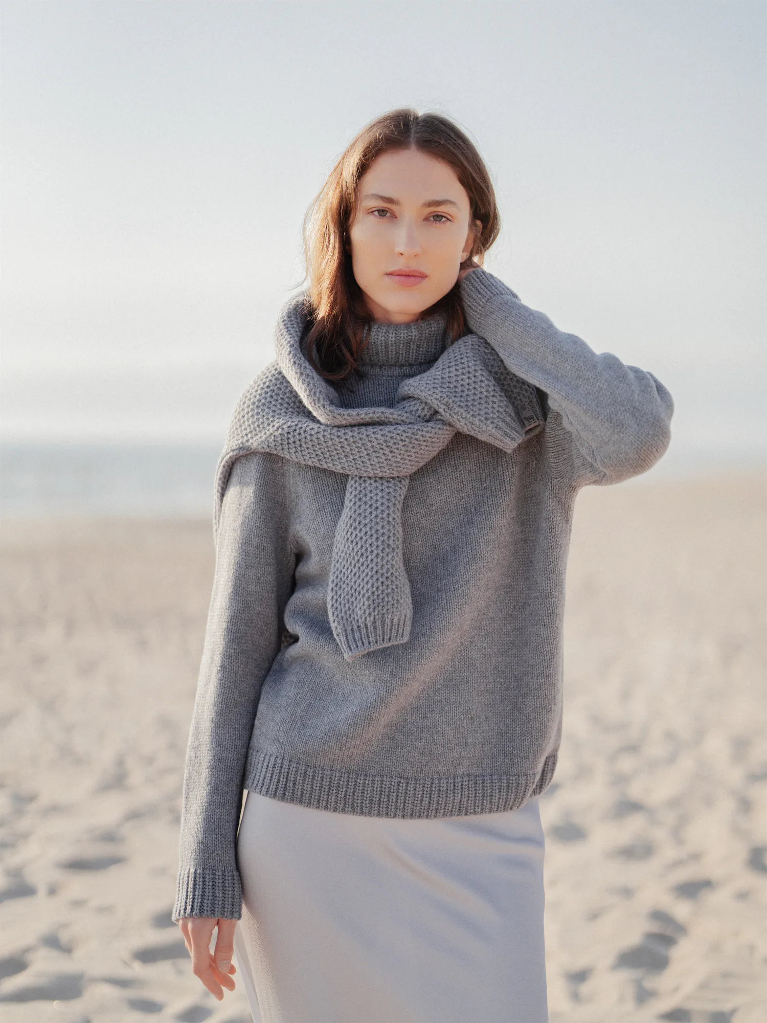 PULLOVER LOKEA AUS KASCHMIR UND MERINOWOLLE