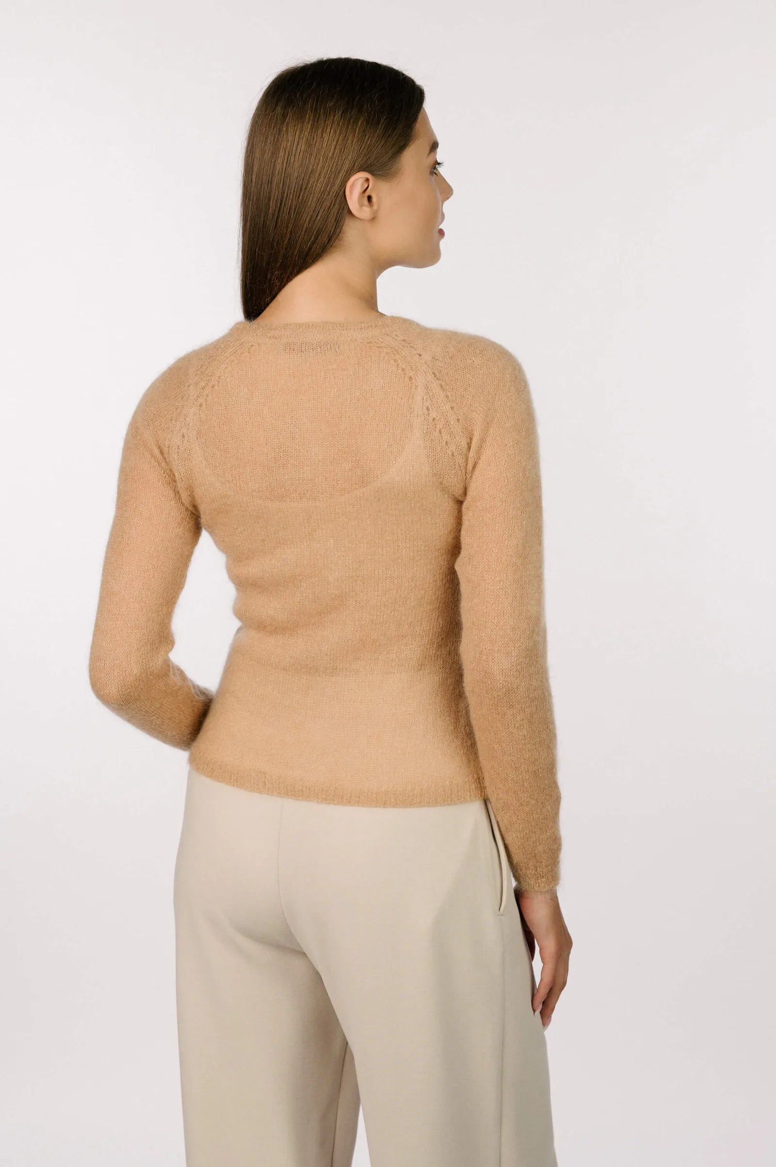 PULLOVER JORĖ AUS MOHAIR