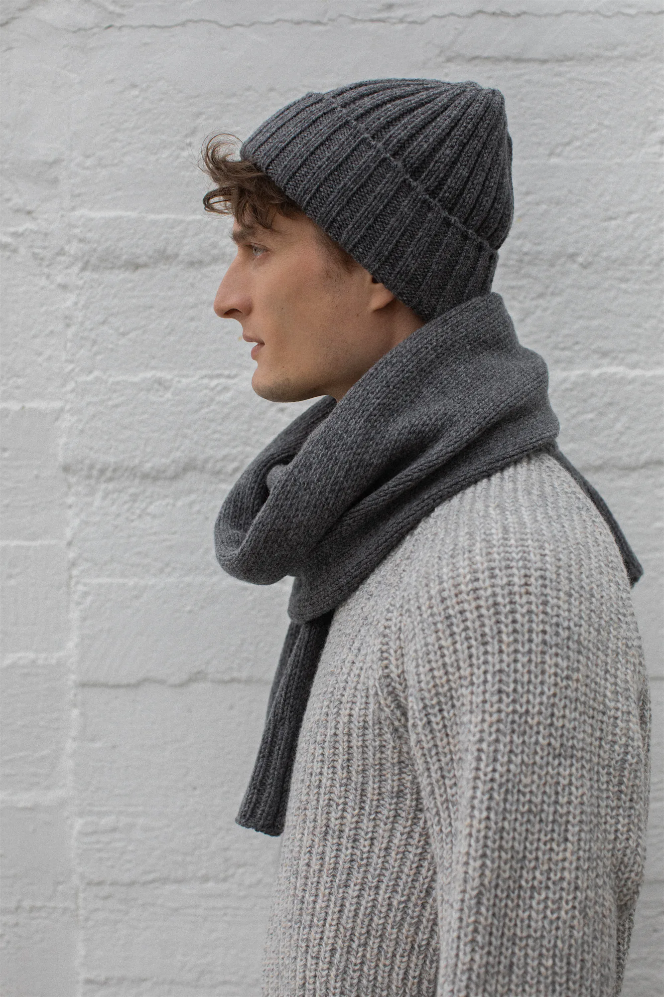 CASHMERE & MERINO WOOL SCARF LUNA