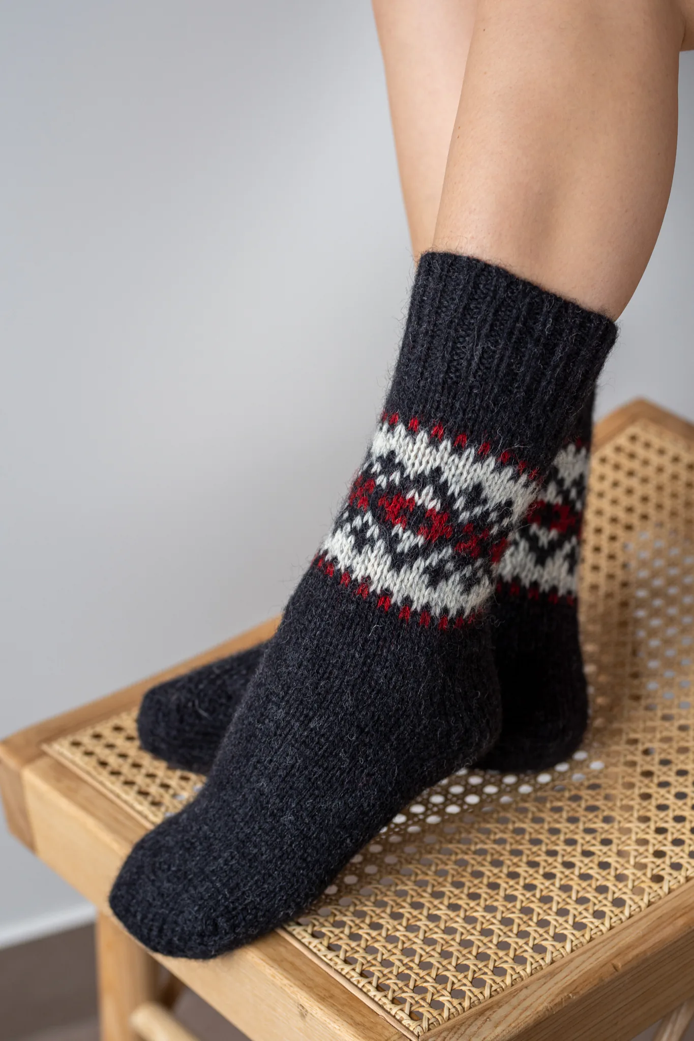 SOCKEN ŠERKŠNAS AUS 100 % WOLLE