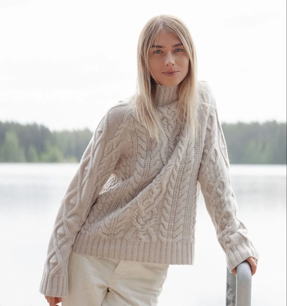 PULLOVER LINA AUS KASCHMIR UND MERINOWOLLE