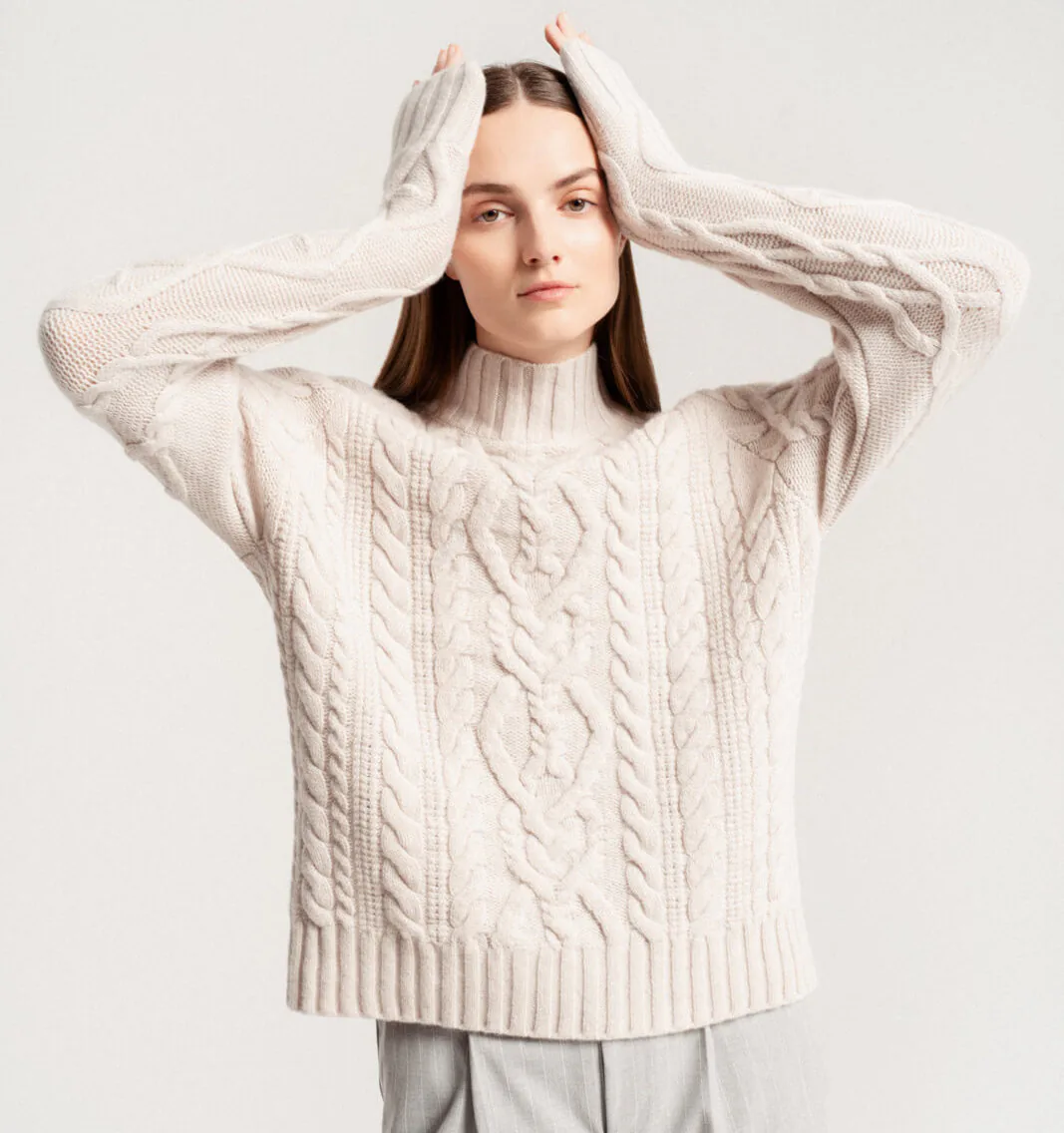 PULLOVER LINA AUS KASCHMIR UND MERINOWOLLE