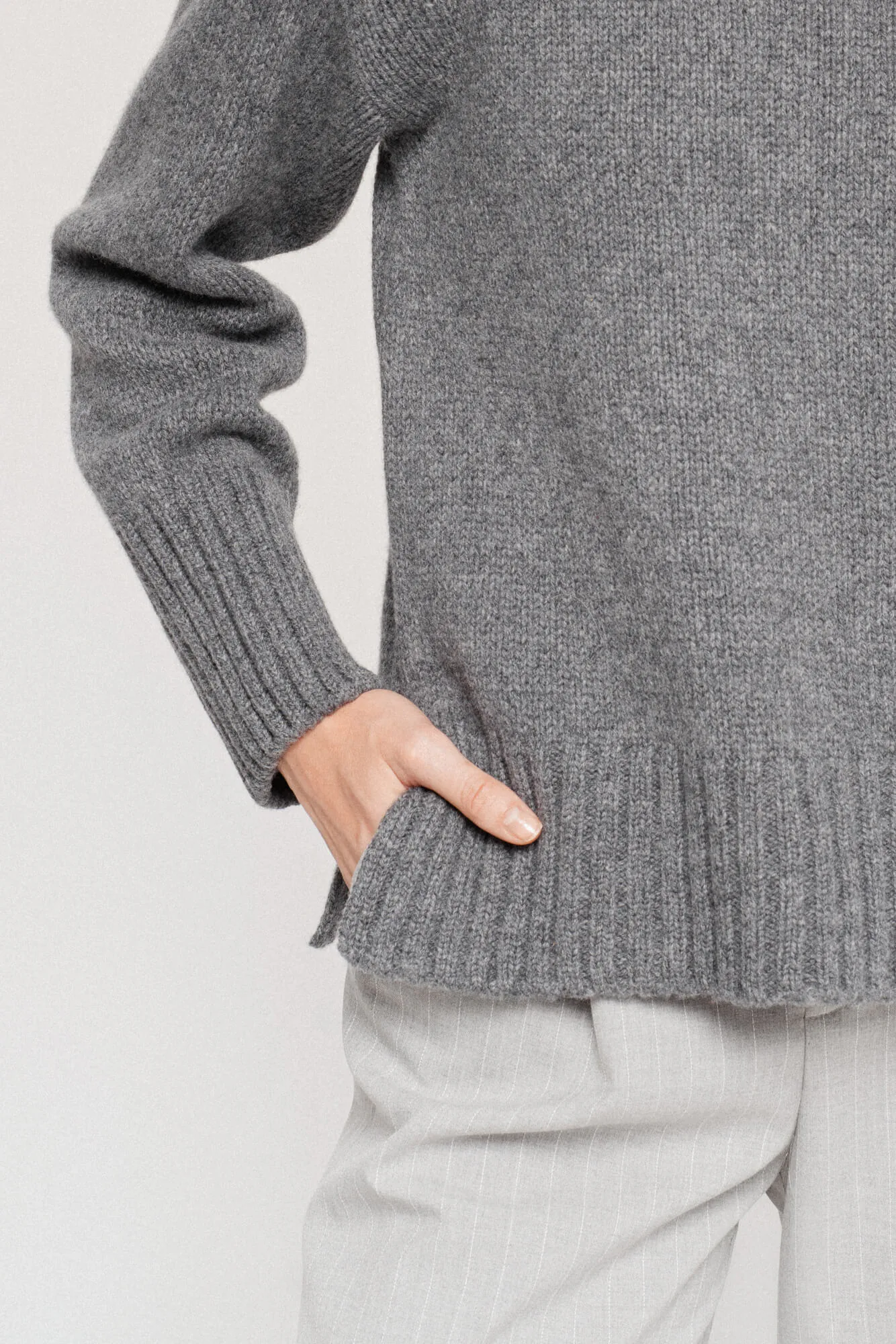 PULLOVER MARI AUS KASCHMIR UND MERINOWOLLE