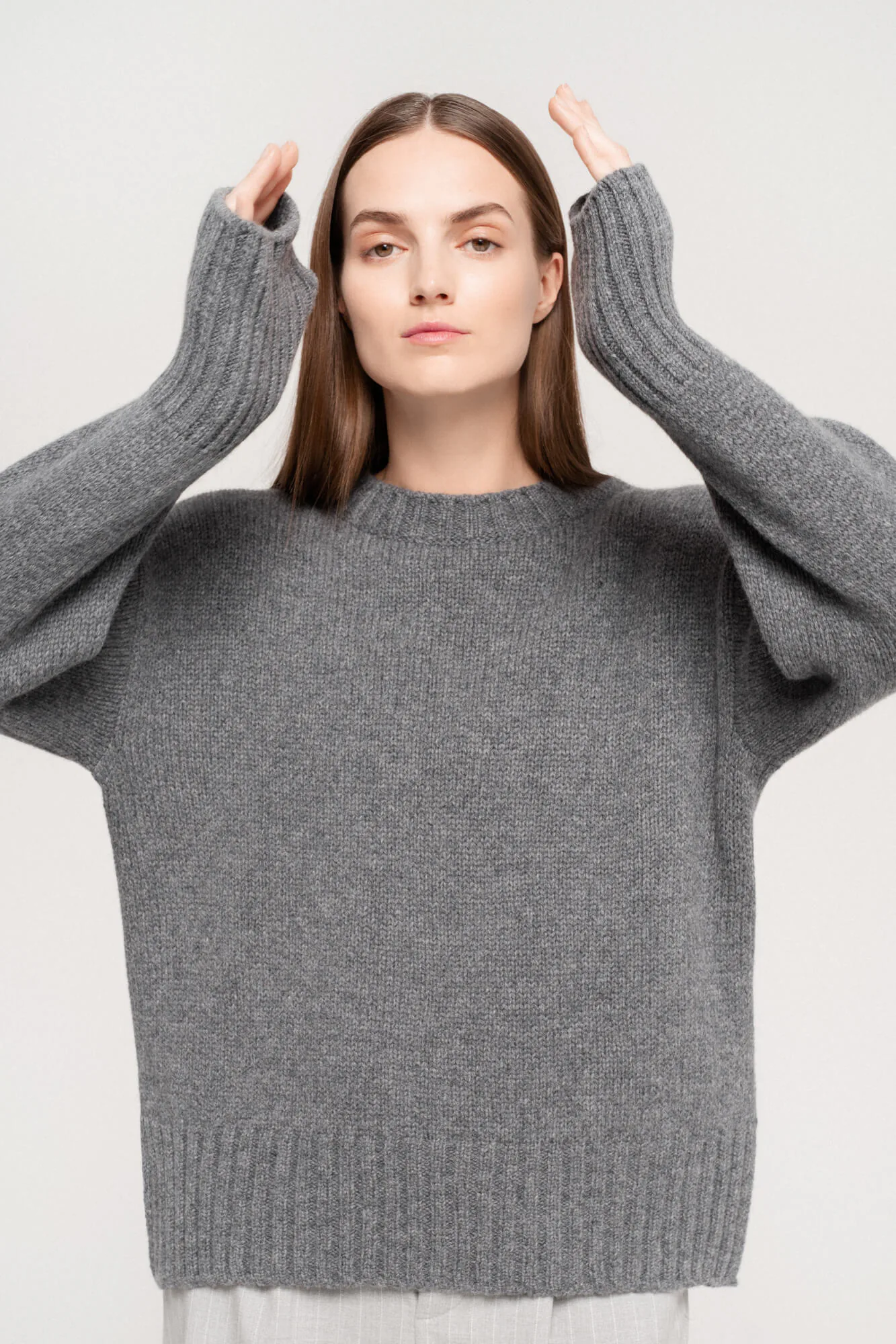 PULLOVER MARI AUS KASCHMIR UND MERINOWOLLE
