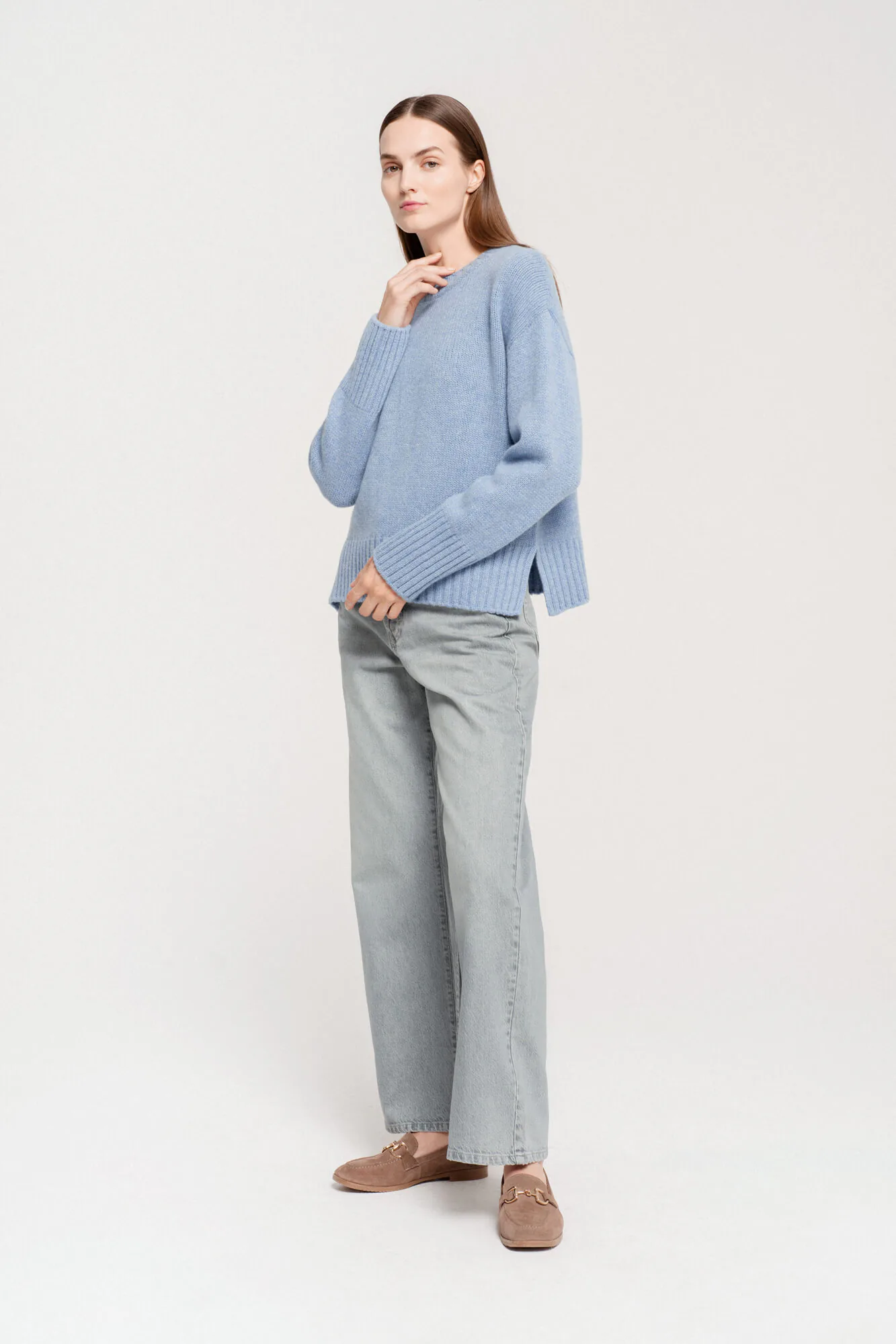 PULLOVER MARI AUS KASCHMIR UND MERINOWOLLE
