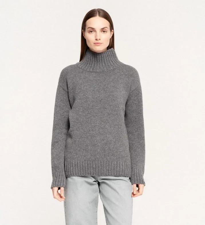 PULLOVER BIANKA AUS KASCHMIR UND MERINOWOLLE