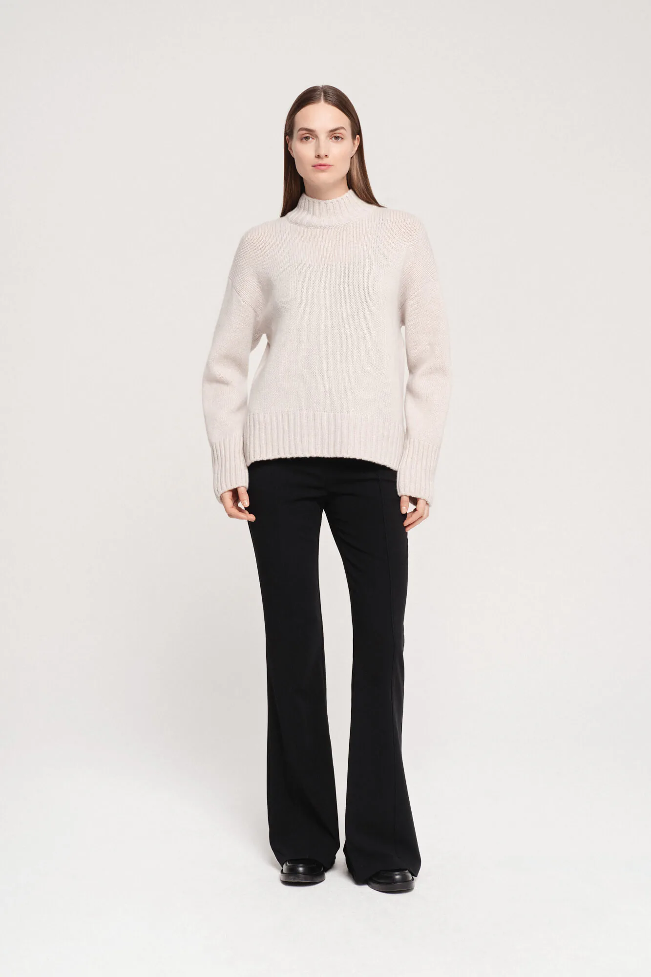 PULLOVER SANDRA AUS KASCHMIR UND MERINOWOLLE