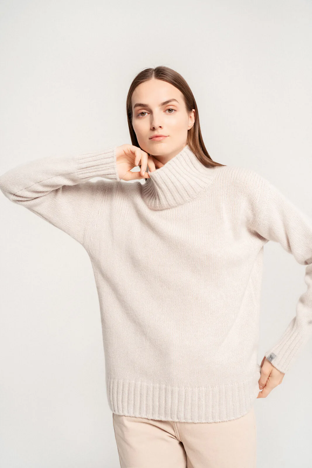 PULLOVER BIANKA AUS KASCHMIR UND MERINOWOLLE