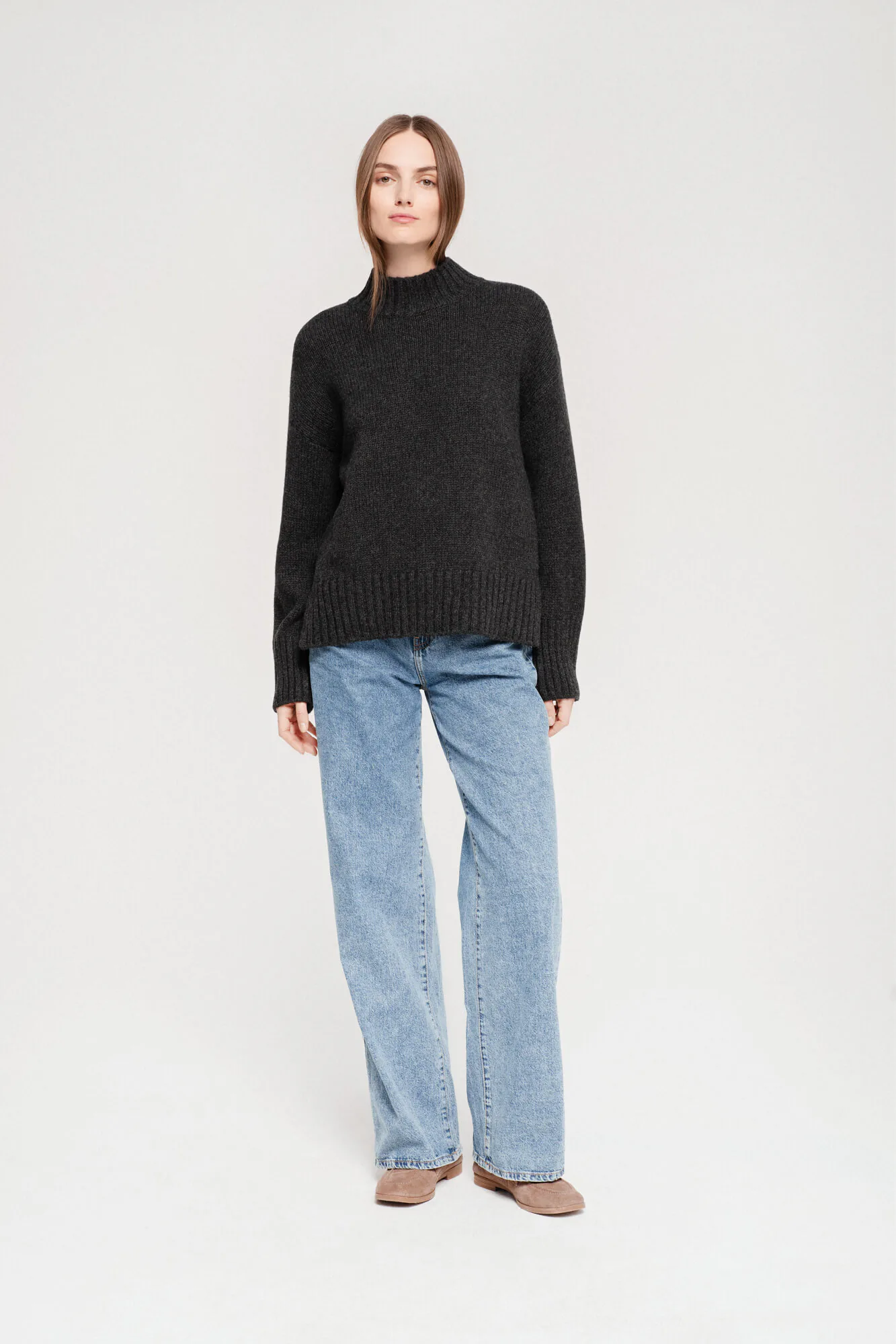 PULLOVER SANDRA AUS KASCHMIR UND MERINOWOLLE