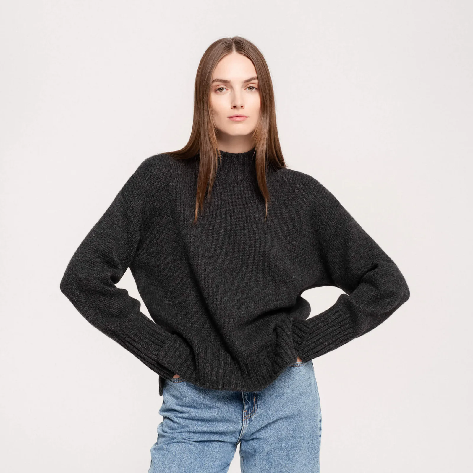 PULLOVER SANDRA AUS KASCHMIR UND MERINOWOLLE