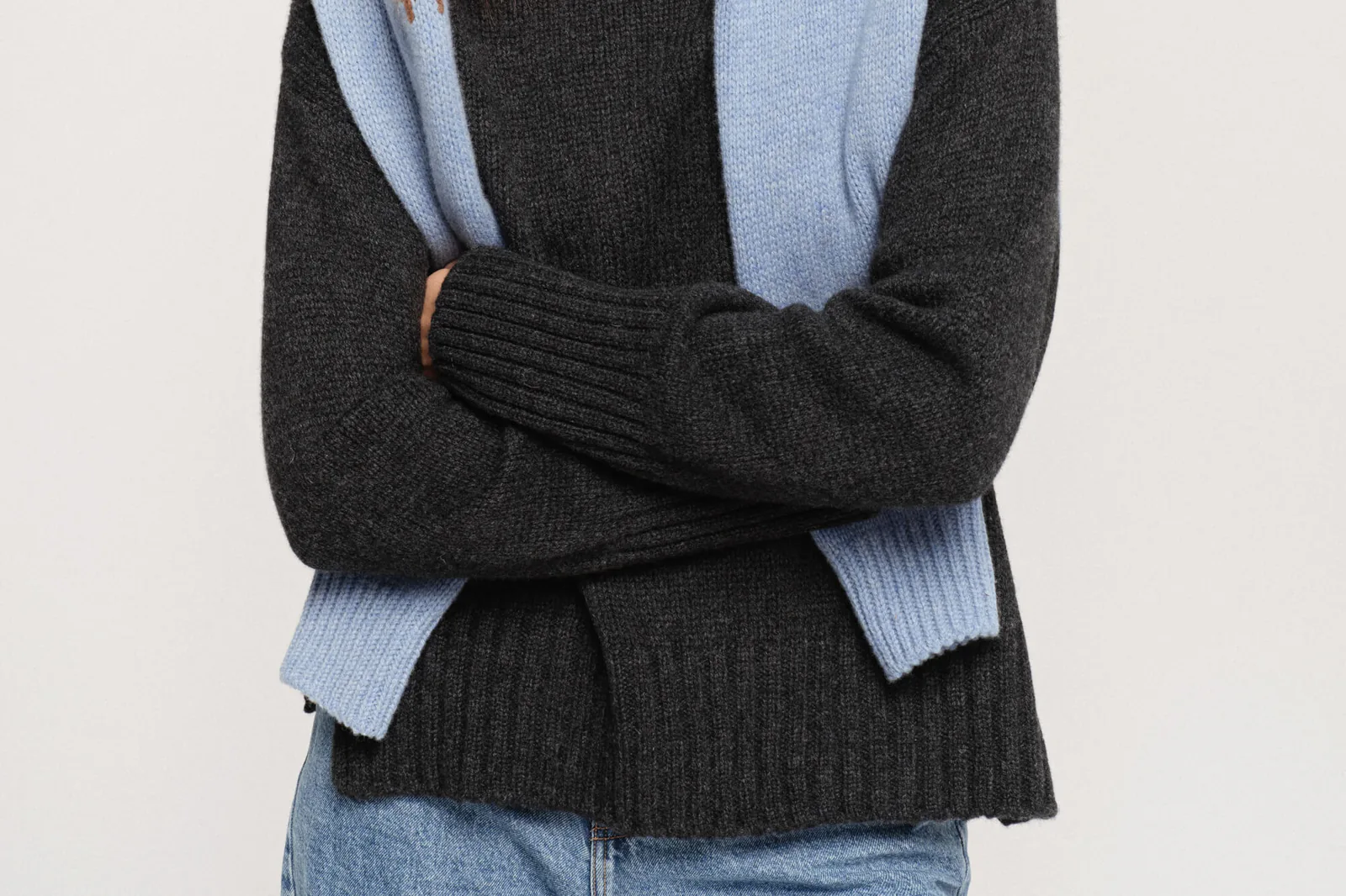 PULLOVER SANDRA AUS KASCHMIR UND MERINOWOLLE