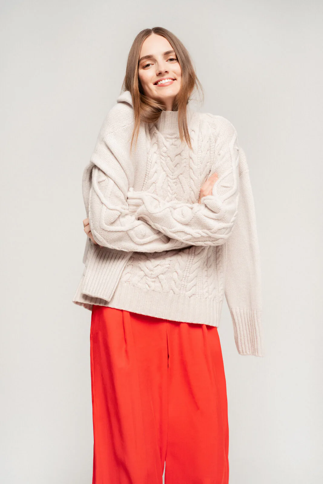 PULLOVER LINA AUS KASCHMIR UND MERINOWOLLE
