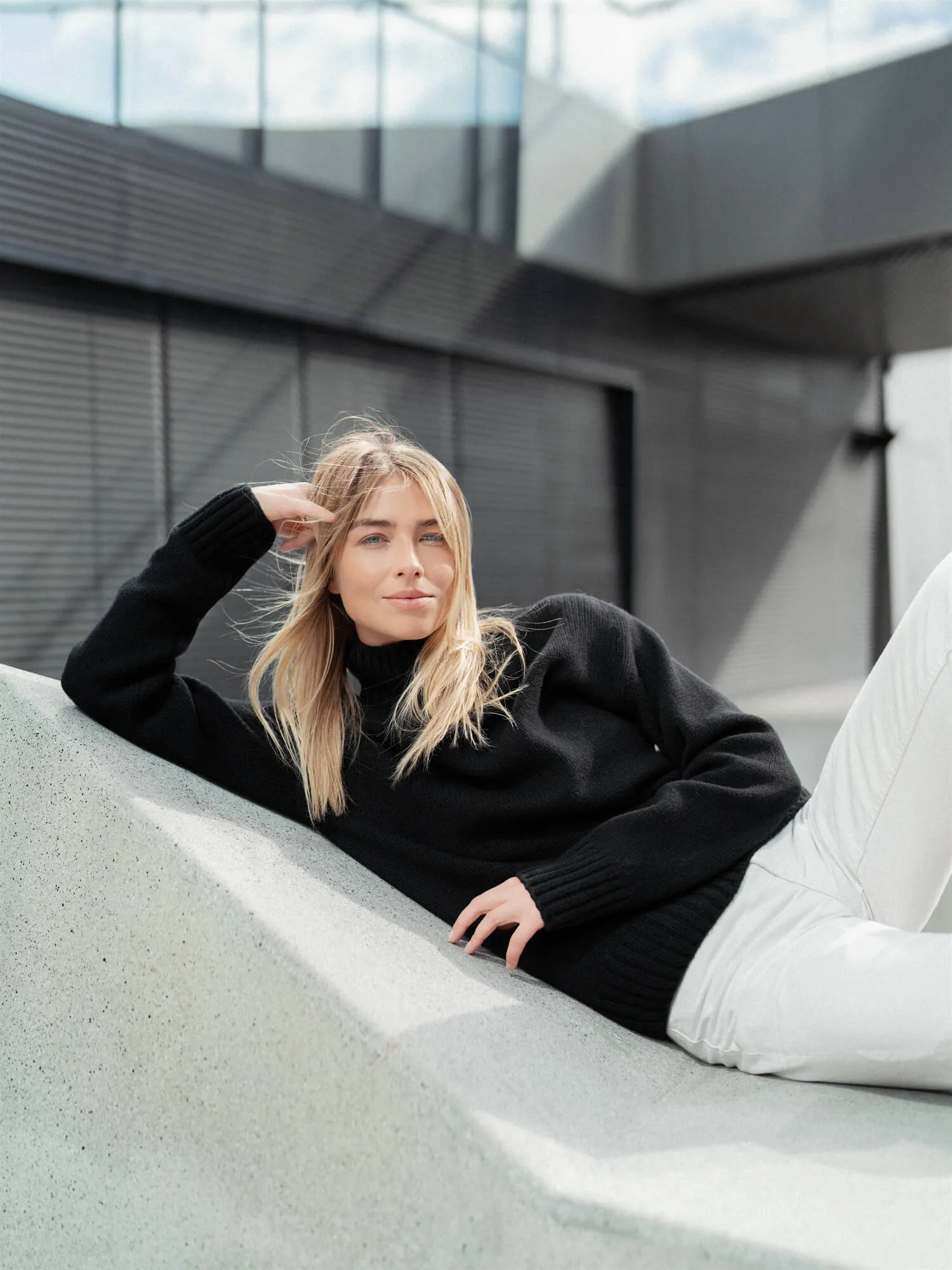 PULLOVER BIANKA AUS KASCHMIR UND MERINOWOLLE