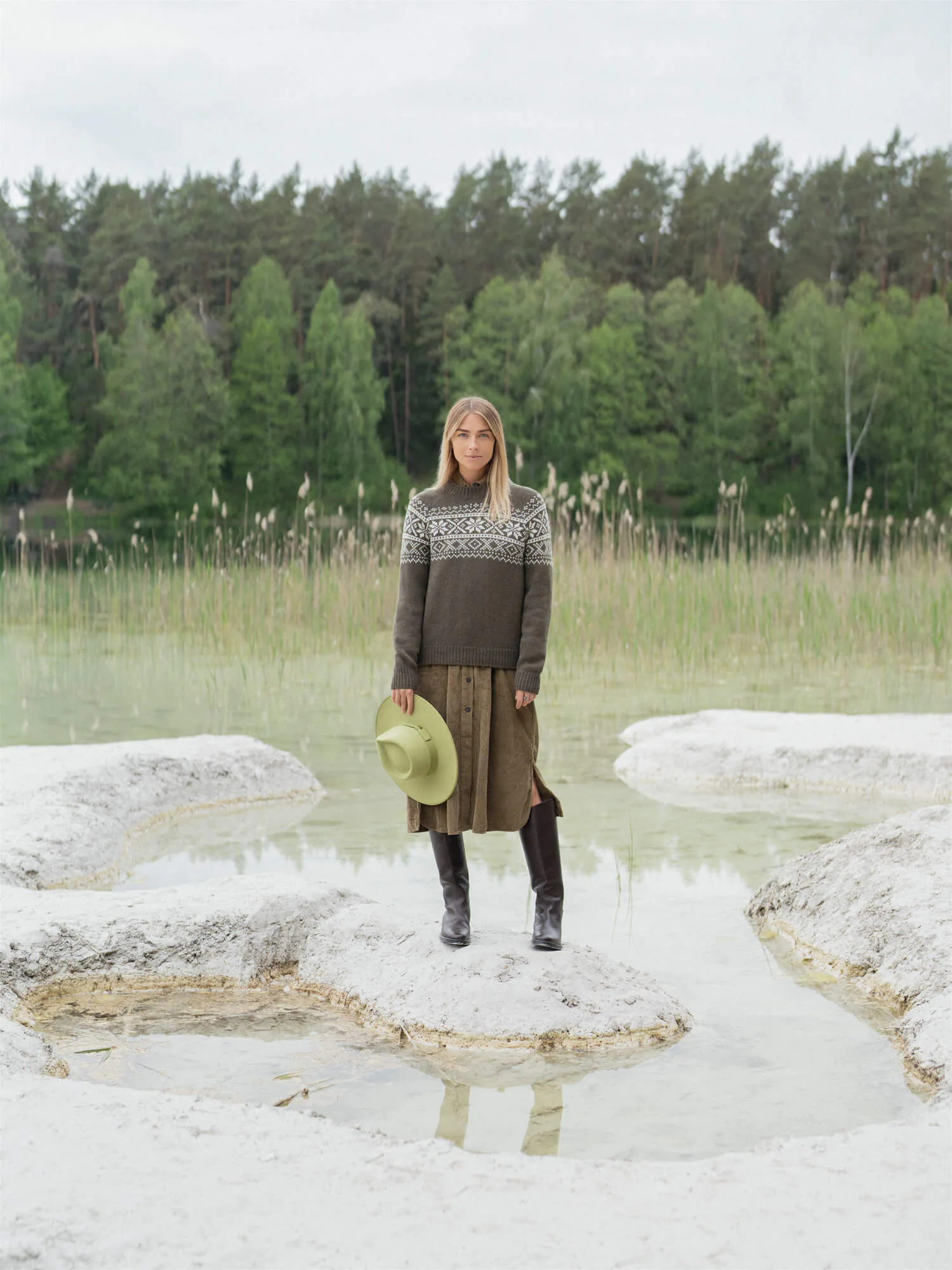 PULLOVER ONA AUS KASCHMIR UND MERINOWOLLE