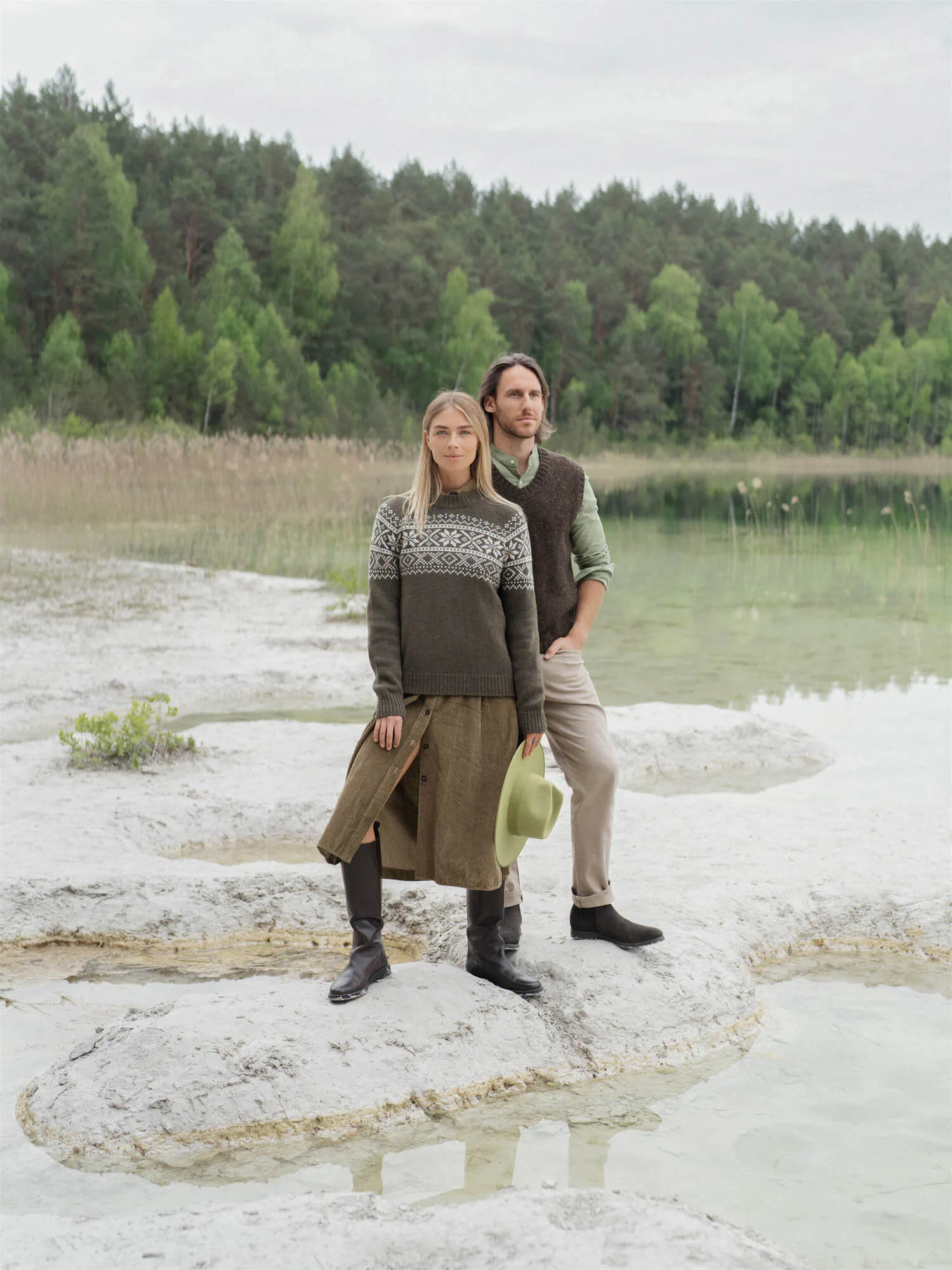 TWEED-WESTE ADAM AUS MOHAIR UND MERINOWOLLE