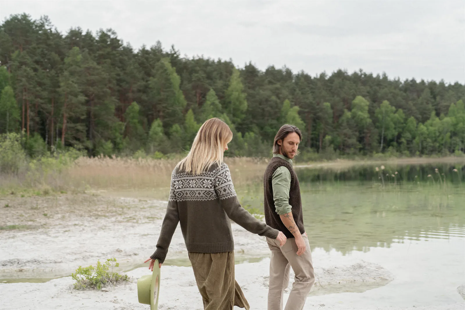 TWEED-WESTE ADAM AUS MOHAIR UND MERINOWOLLE