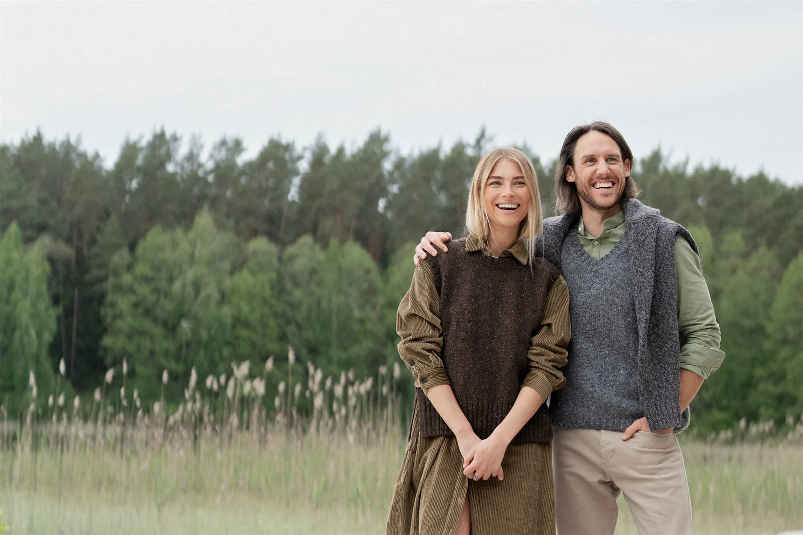TWEED-WESTE ADAM AUS MOHAIR UND MERINOWOLLE