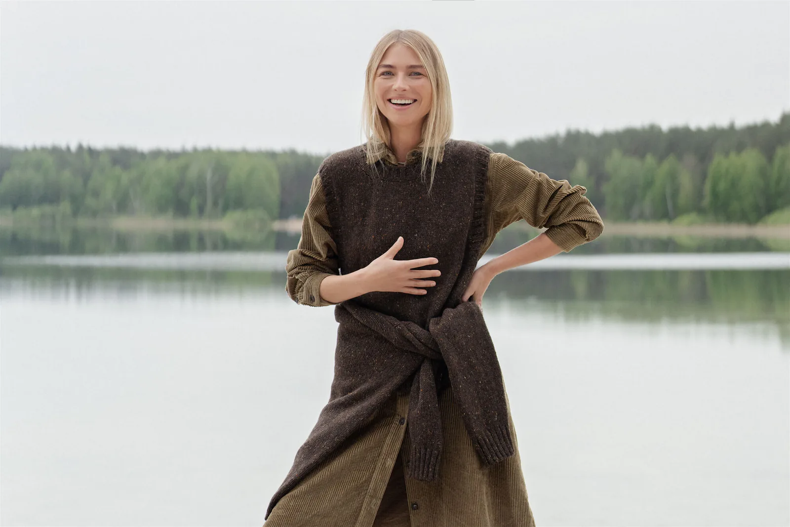 TWEED-WESTE GABBI AUS MOHAIR UND MERINOWOLLE