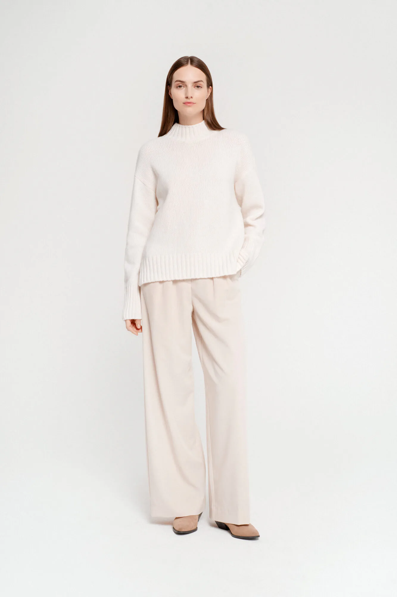 PULLOVER SANDRA AUS KASCHMIR UND MERINOWOLLE