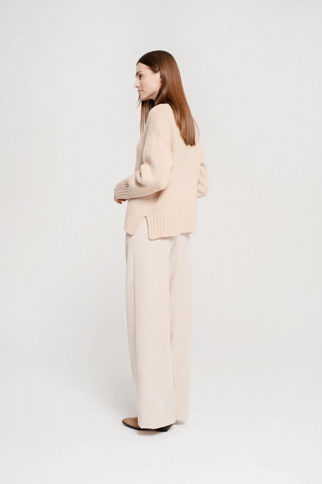 PULLOVER SANDRA AUS KASCHMIR UND MERINOWOLLE