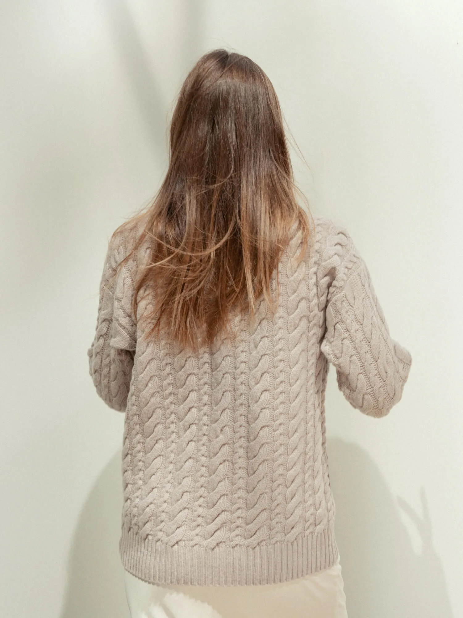 PULLOVER URTĖ AUS KASCHMIR UND MERINOWOLLE