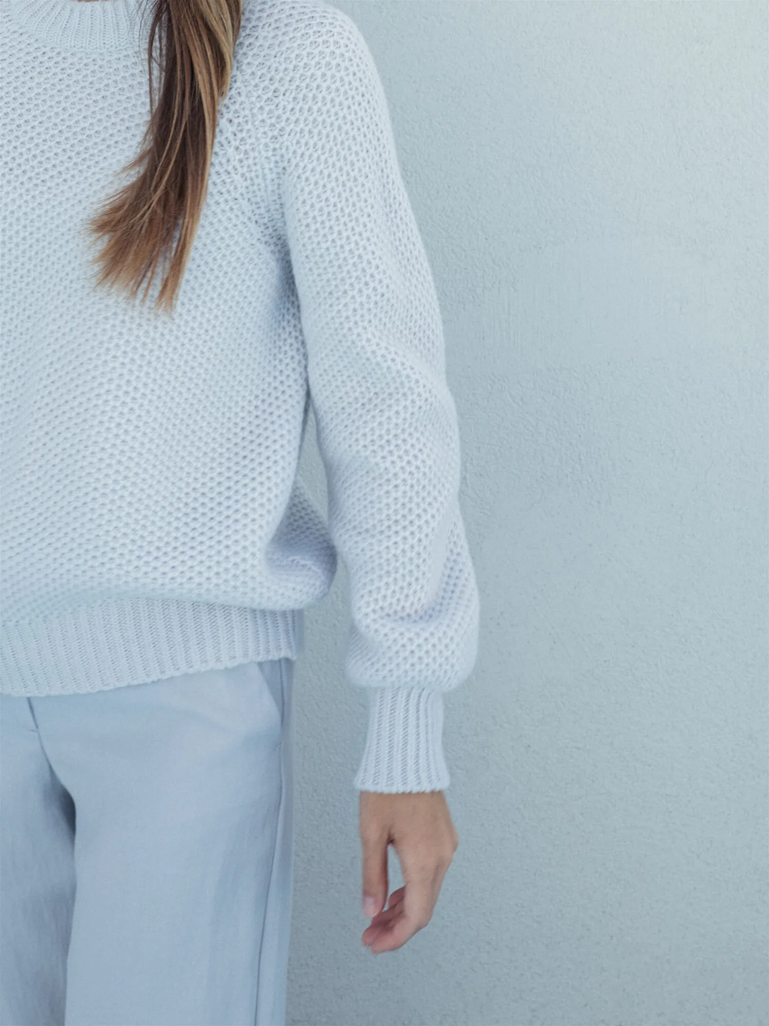 PULLOVER MAGDA AUS KASCHMIR UND MERINOWOLLE