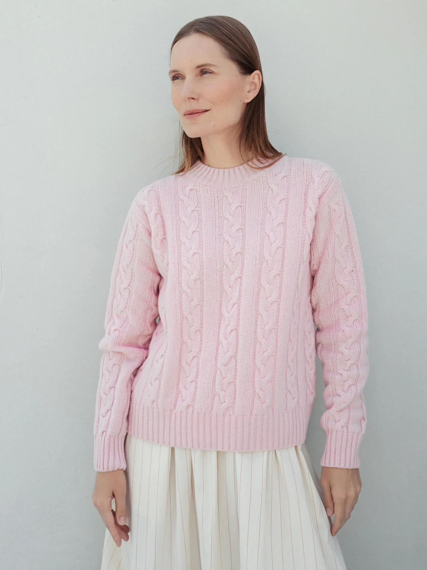 PULLOVER MIGLĖ AUS KASCHMIR UND MERINOWOLLE