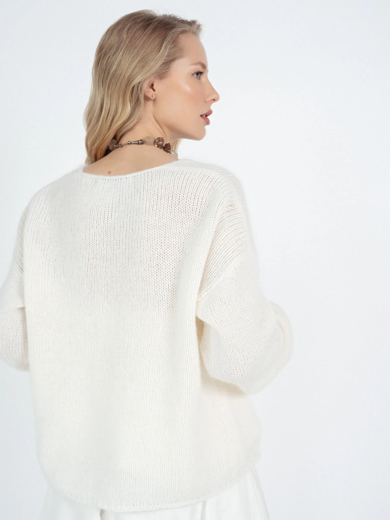 STRICKJACKE AMANDA AUS MOHAIR UND MERINOWOLLE
