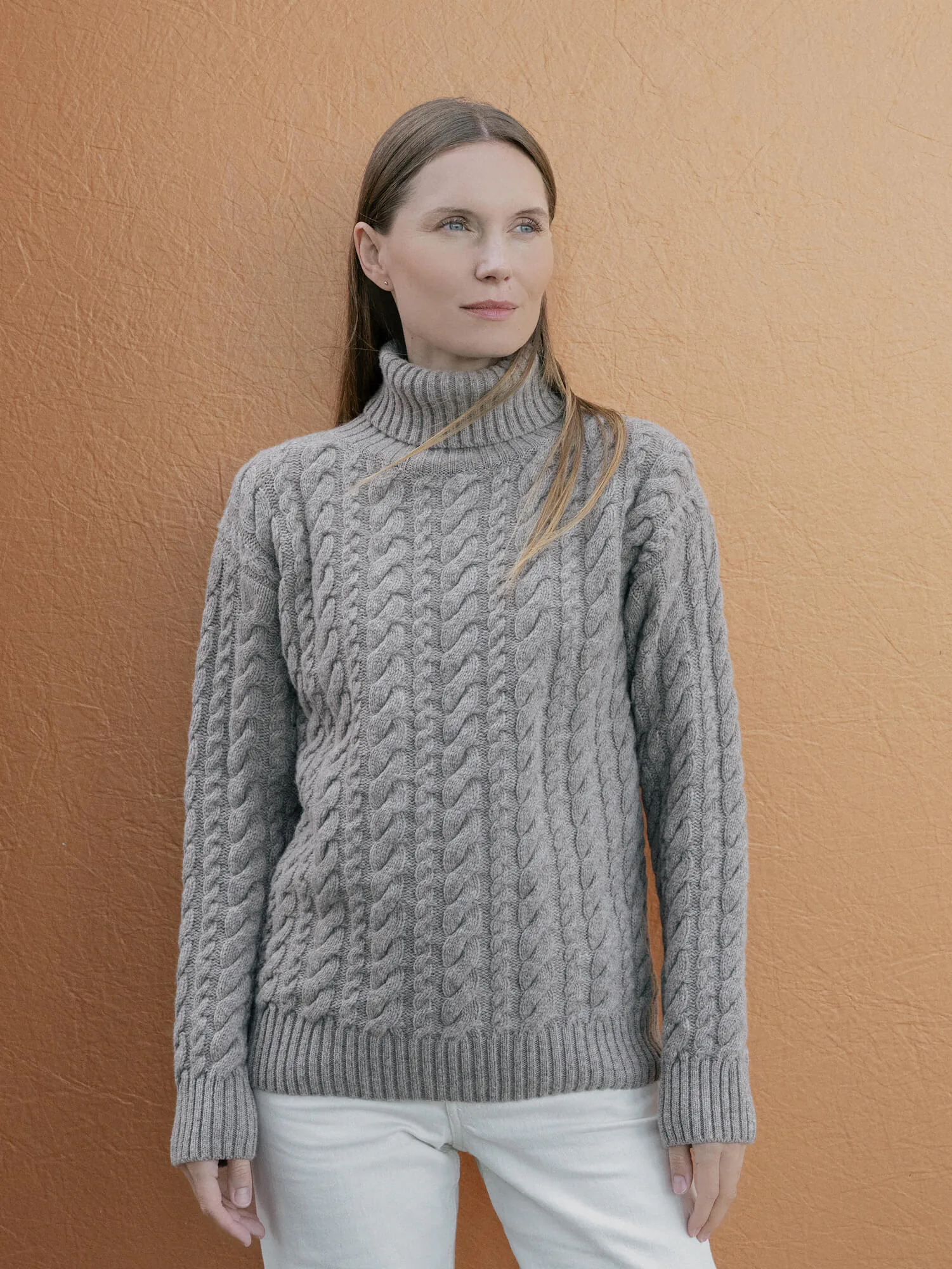 PULLOVER URTĖ AUS KASCHMIR UND MERINOWOLLE