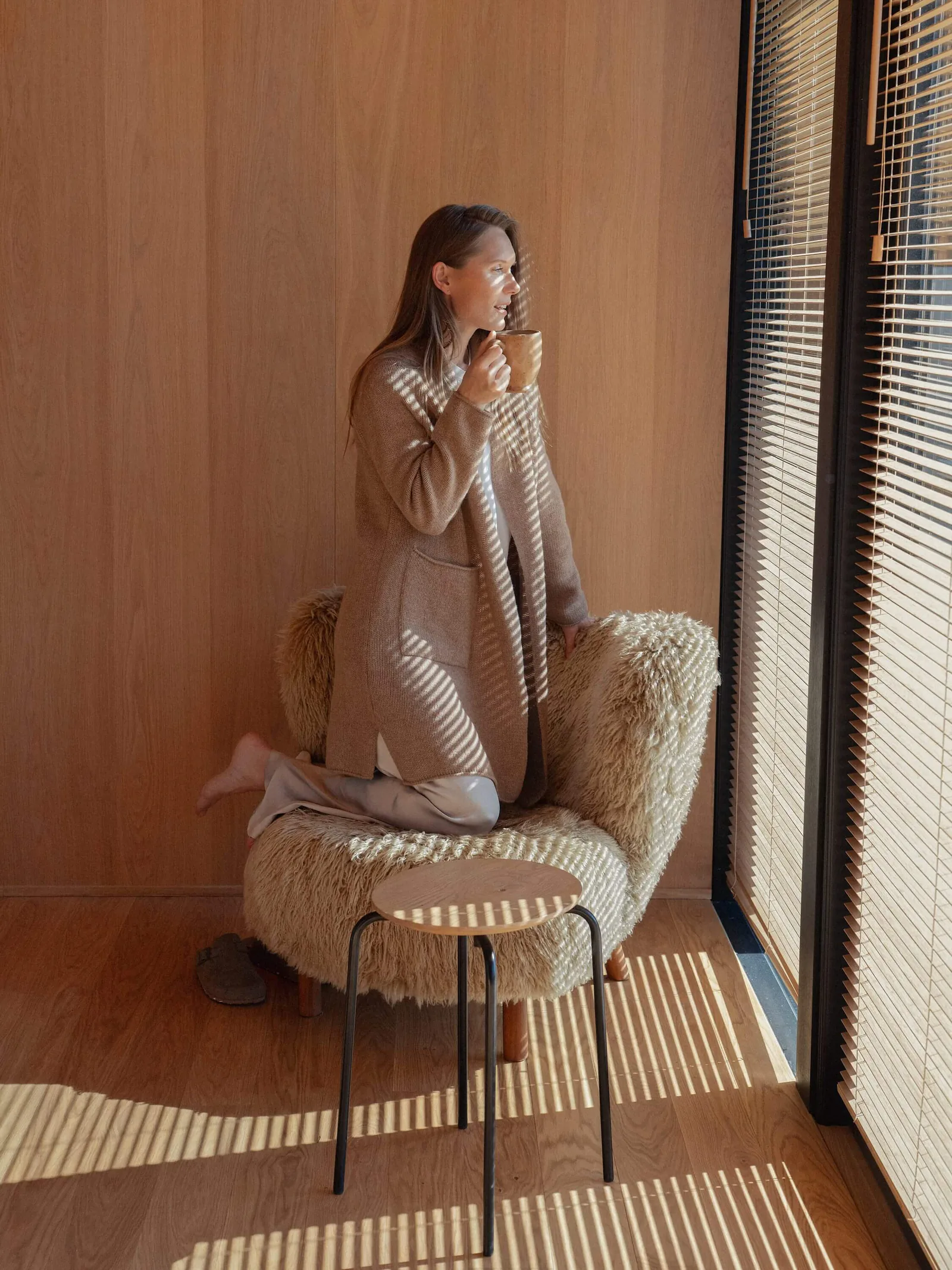 STRICKJACKE SARA AUS KASCHMIR UND MERINOWOLLE