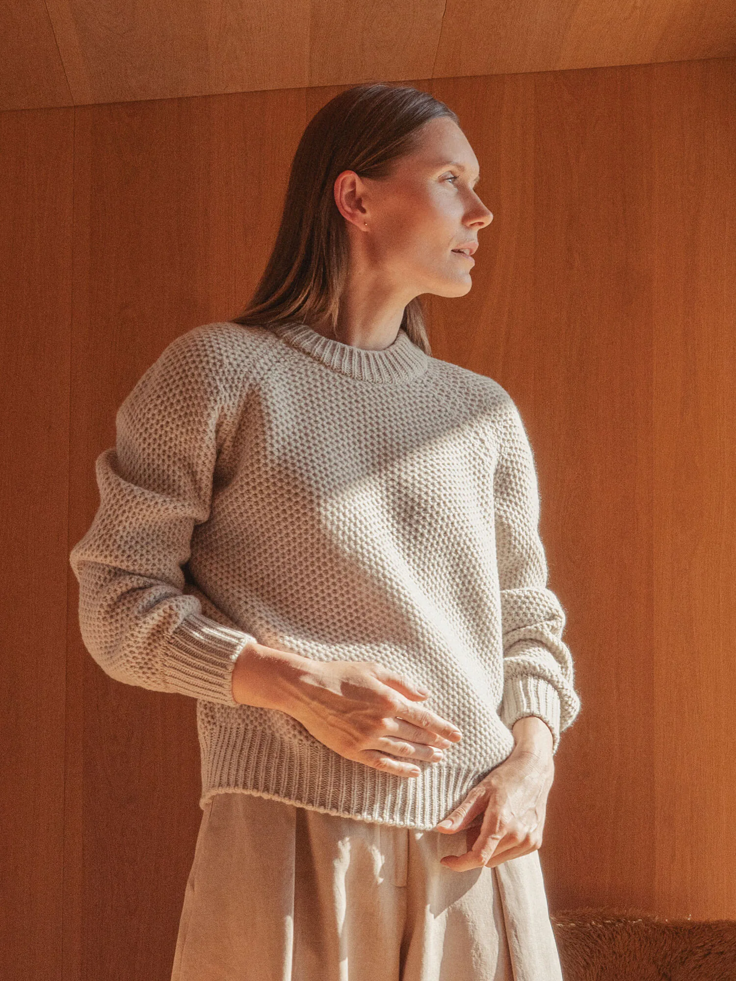 PULLOVER MAGDA AUS KASCHMIR UND MERINOWOLLE