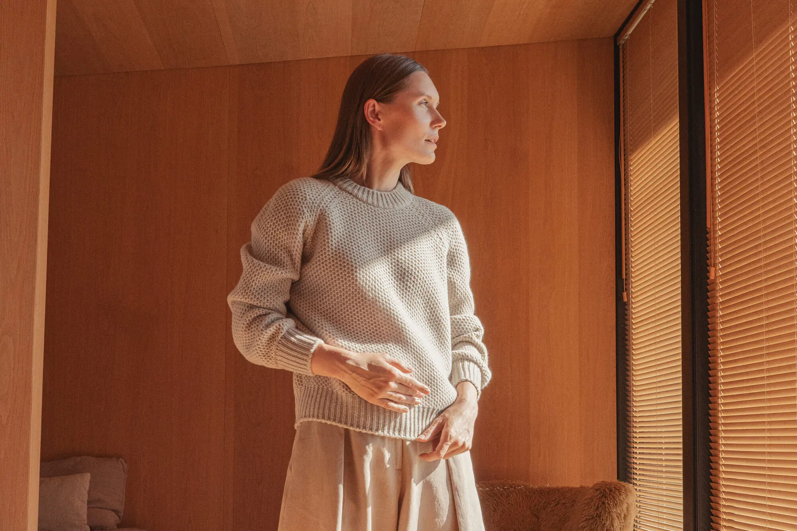 PULLOVER MAGDA AUS KASCHMIR UND MERINOWOLLE