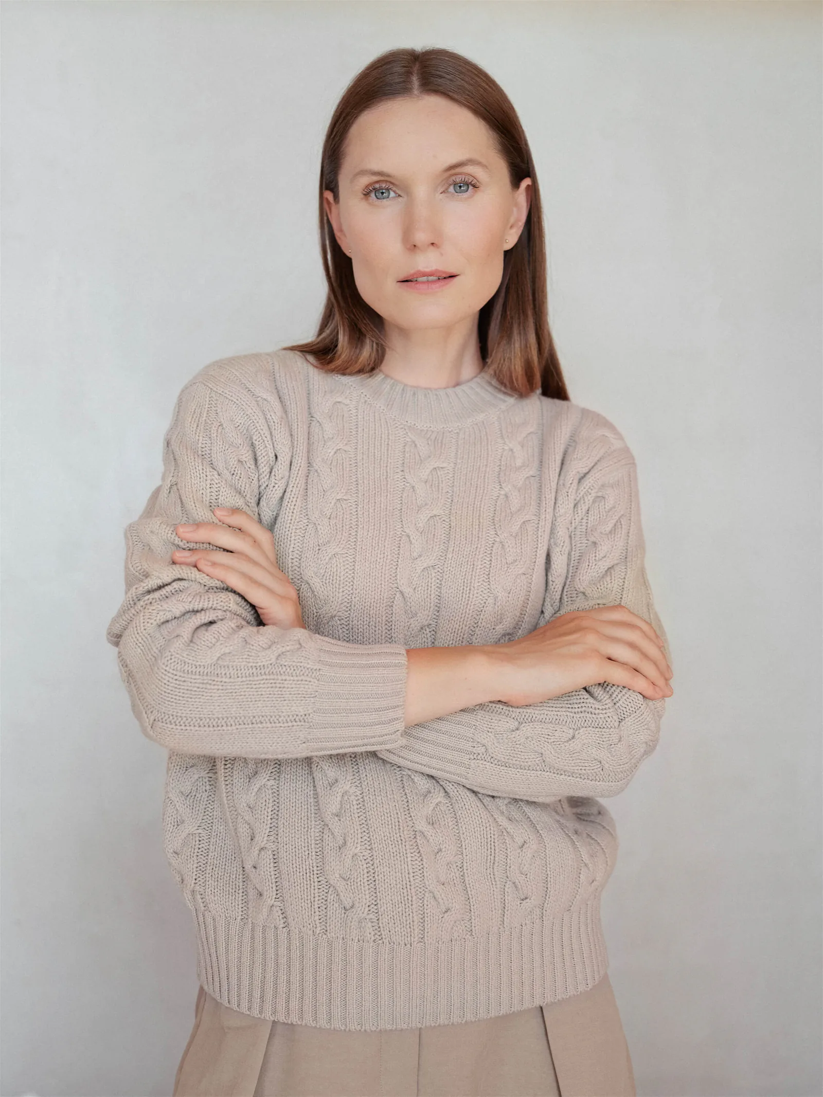 PULLOVER MIGLĖ AUS KASCHMIR UND MERINOWOLLE
