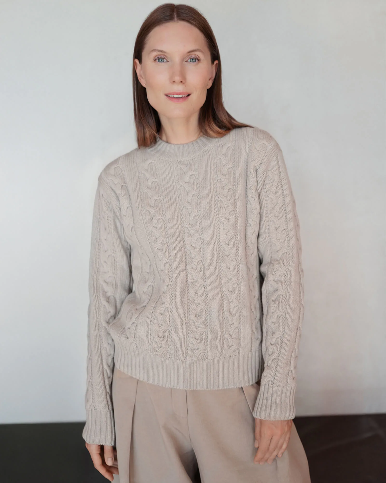 PULLOVER MIGLĖ AUS KASCHMIR UND MERINOWOLLE
