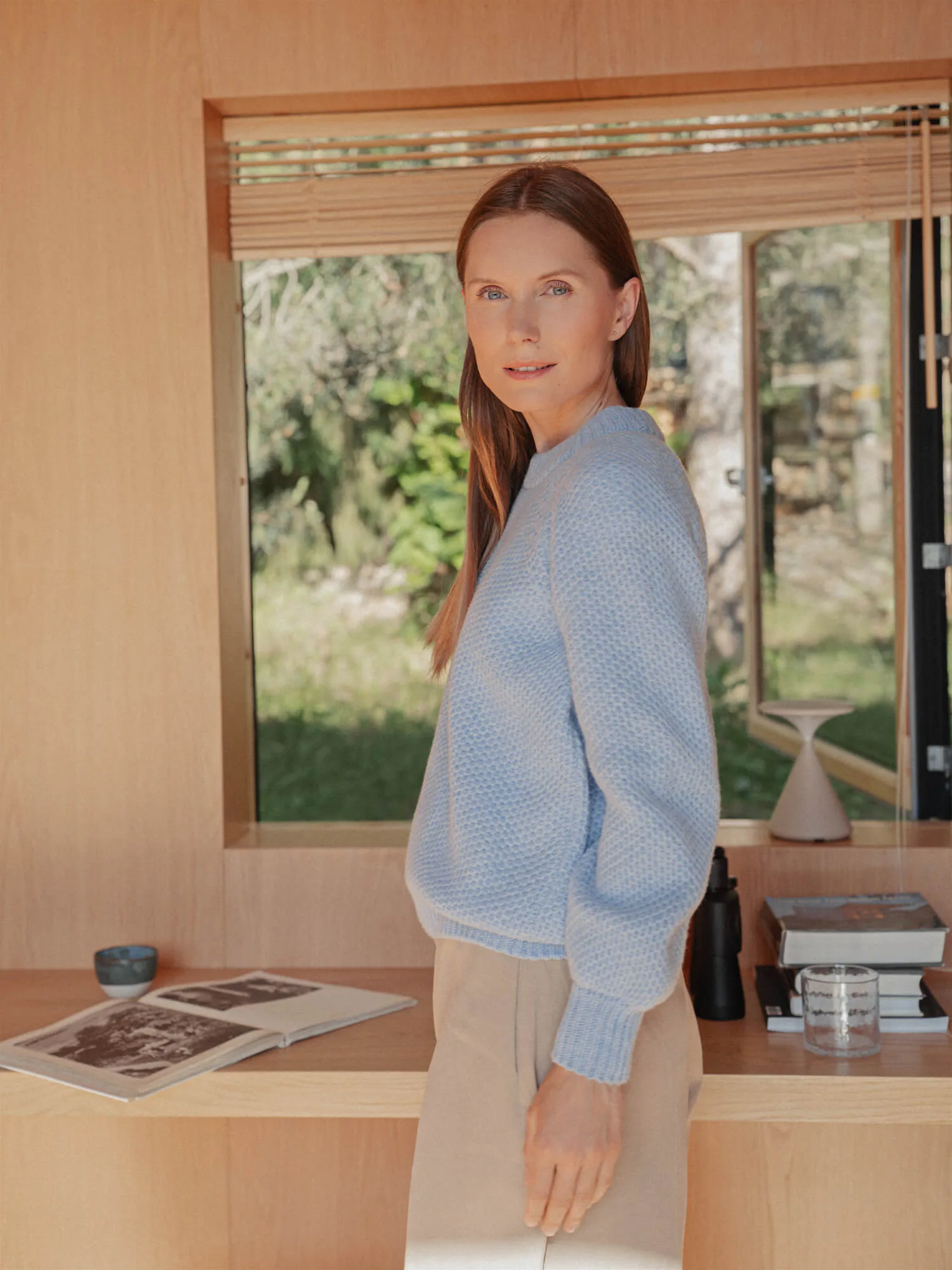 PULLOVER MAGDA AUS KASCHMIR UND MERINOWOLLE