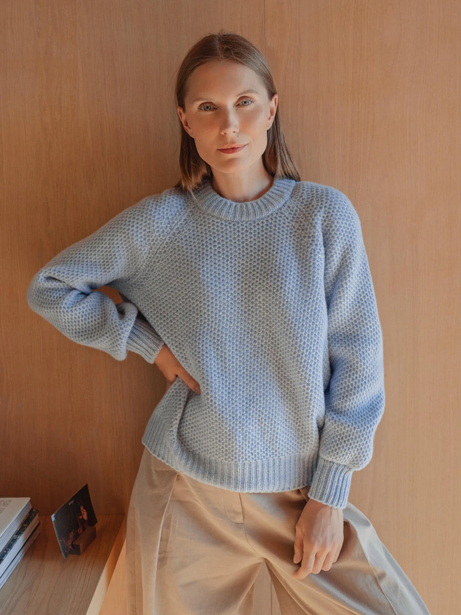 PULLOVER MAGDA AUS KASCHMIR UND MERINOWOLLE