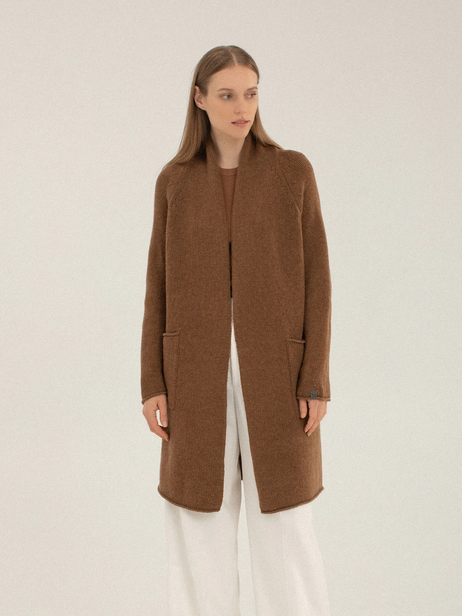 STRICKJACKE SARA AUS KASCHMIR UND MERINOWOLLE