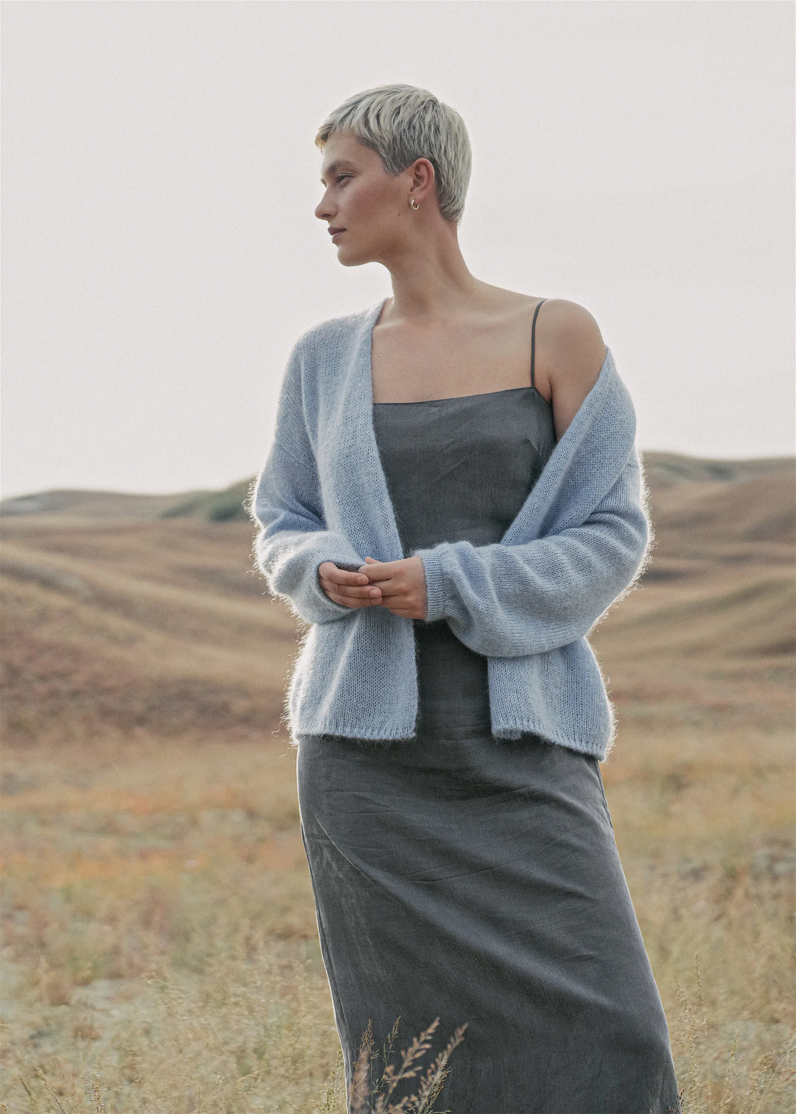 STRICKJACKE AMANDA AUS MOHAIR UND MERINOWOLLE