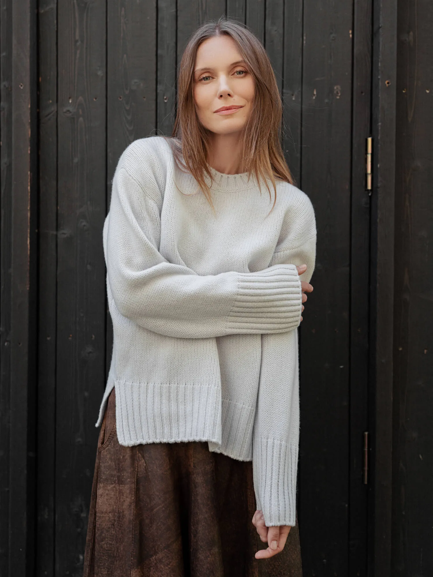 PULLOVER MARI AUS KASCHMIR UND MERINOWOLLE