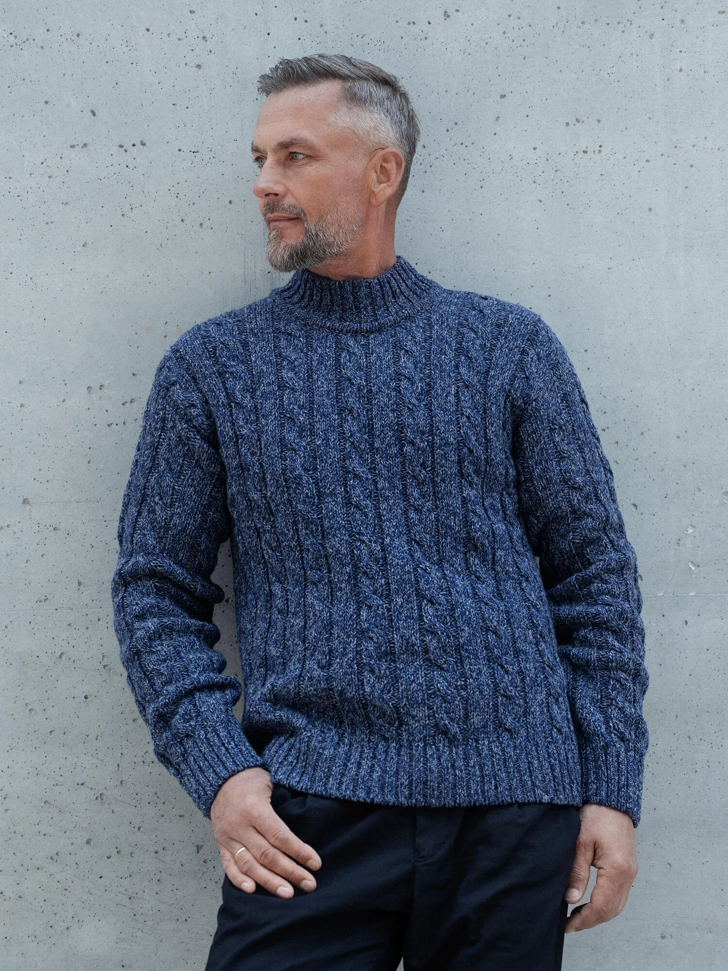 PULLOVER MARK AUS MERINOWOLLE